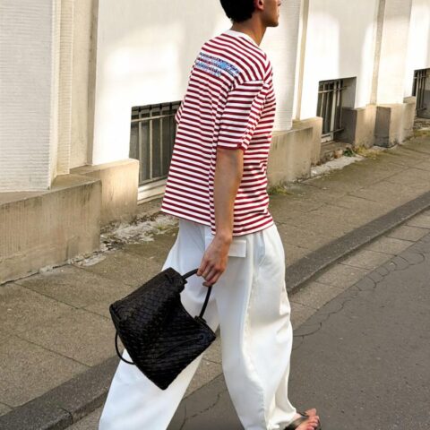 Relaxed Fit Striped T-Shirt