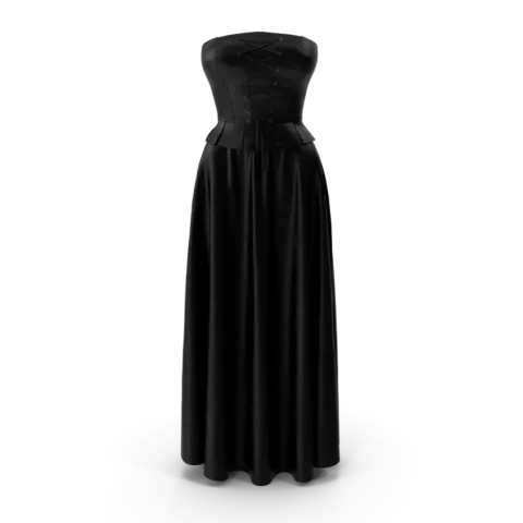 Corset with Black Skirt Set